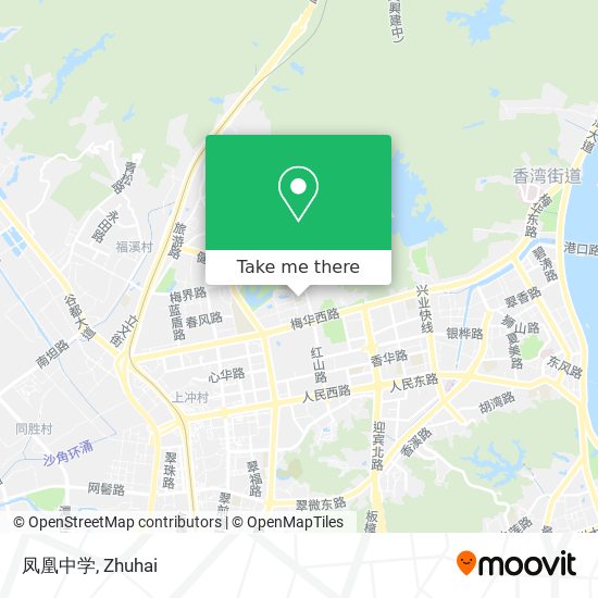 凤凰中学 map