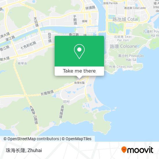 珠海长隆 map