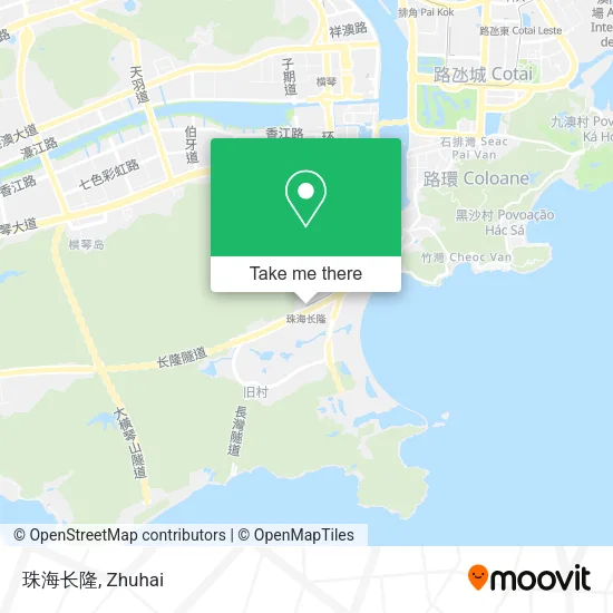 珠海长隆 map