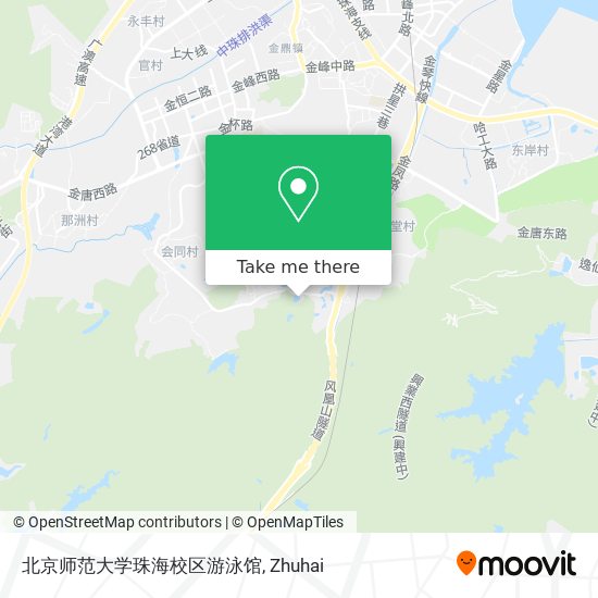 北京师范大学珠海校区游泳馆 map