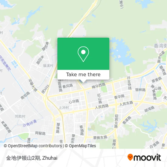 金地伊顿山2期 map