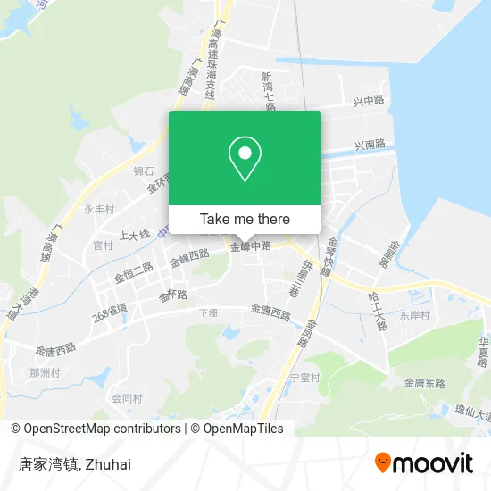 唐家湾镇 map