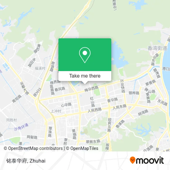 铭泰华府 map