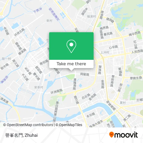 譽峯名門 map