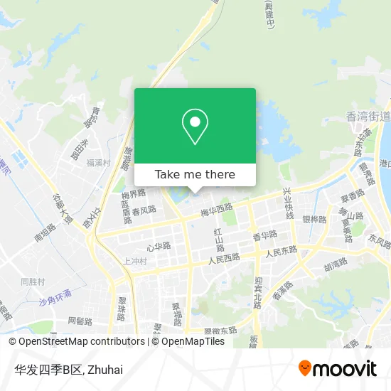 华发四季B区 map