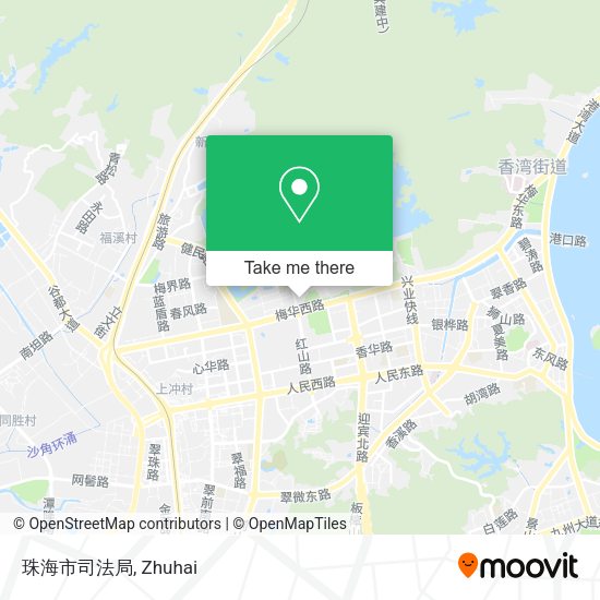 珠海市司法局 map