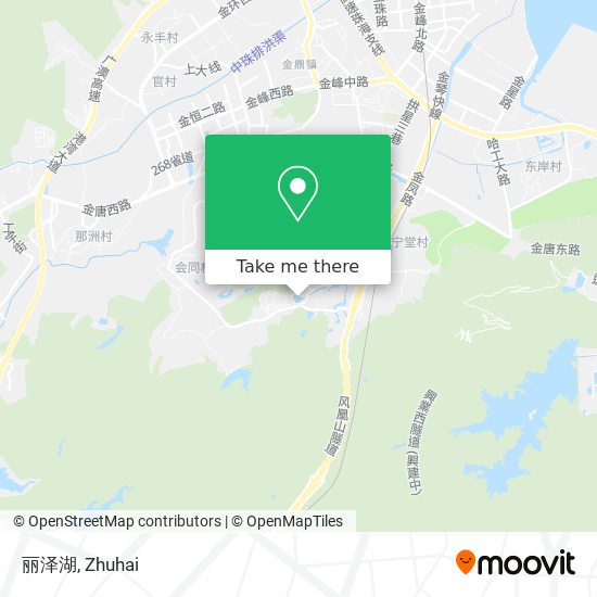 丽泽湖 map