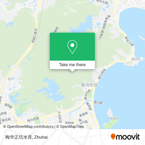 梅华正坑水库 map