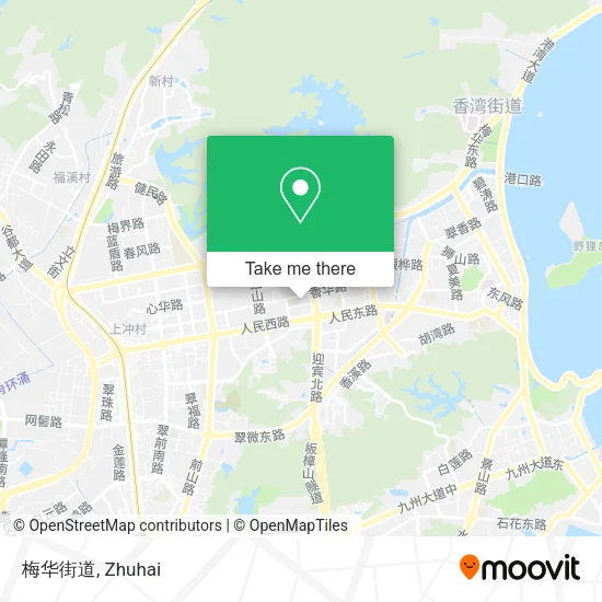 梅华街道 map