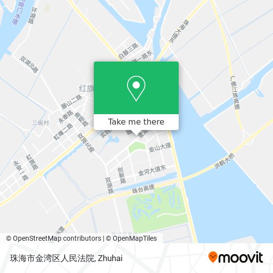 珠海市金湾区人民法院 map
