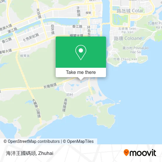 海洋王國碼頭 map