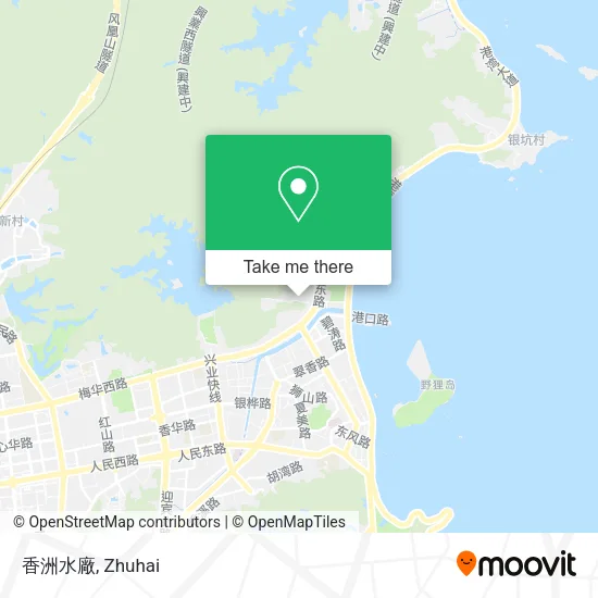 香洲水廠 map