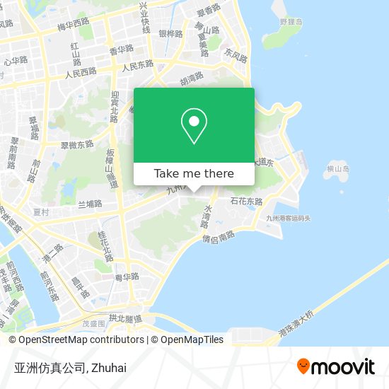 亚洲仿真公司 map