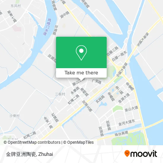 金牌亚洲陶瓷 map