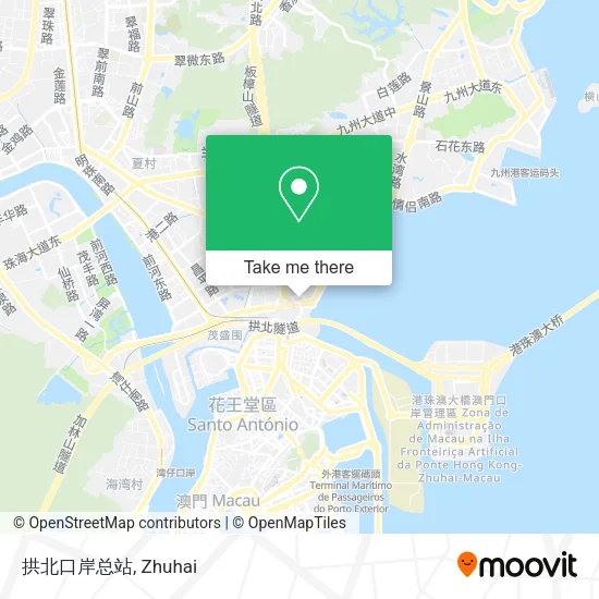 拱北口岸总站 map