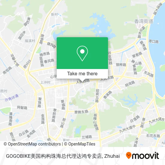 GOGOBIKE美国构构珠海总代理达鸿专卖店 map