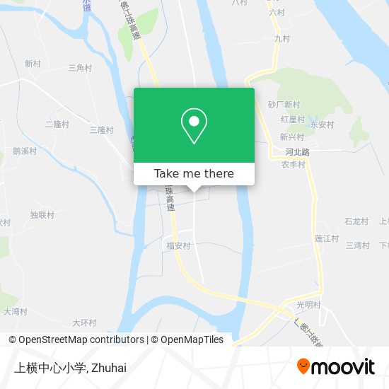 上横中心小学 map