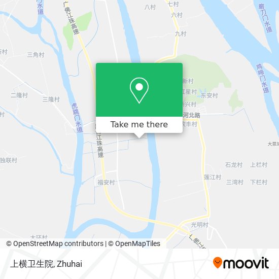 上横卫生院 map