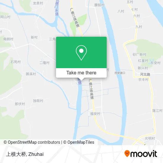 上横大桥 map