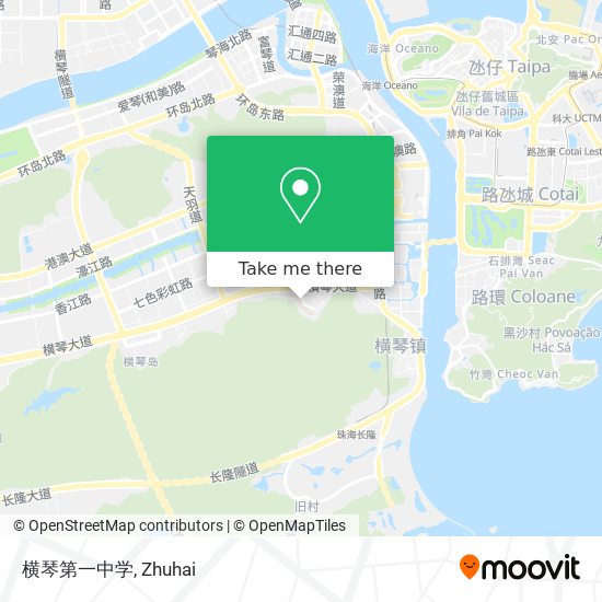 横琴第一中学 map