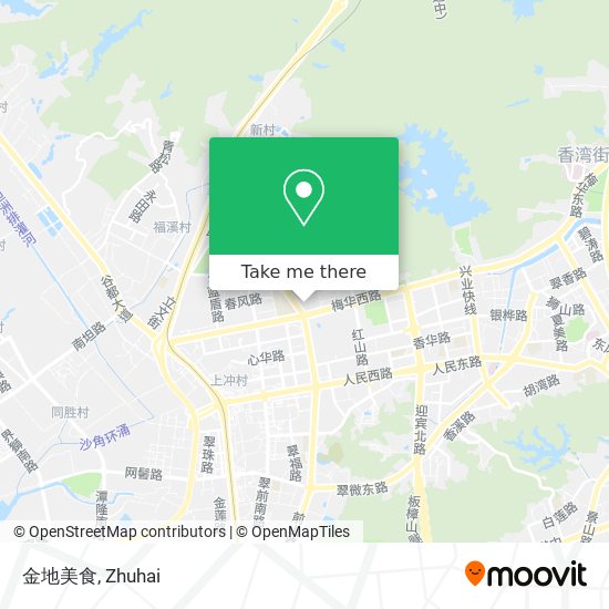 金地美食 map