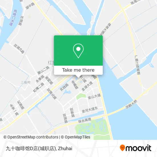 九十咖啡馆D店(城职店) map