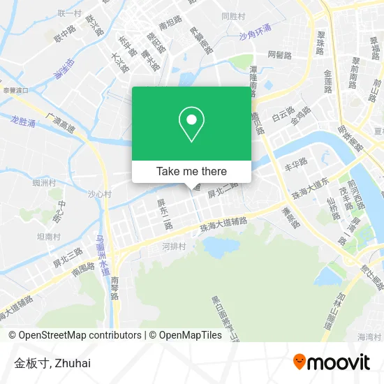 金板寸 map