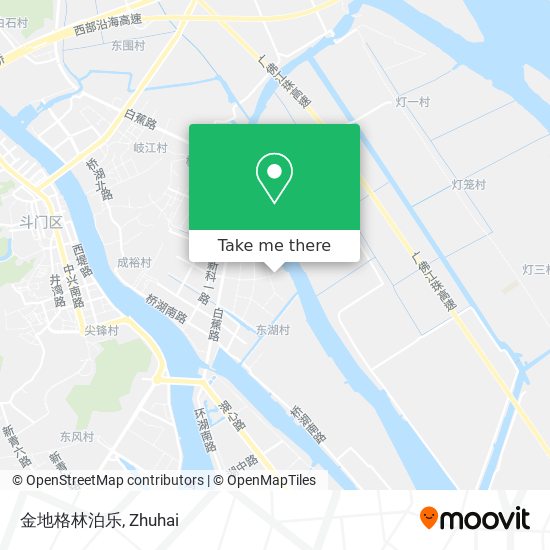 金地格林泊乐 map