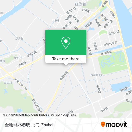 金地·格林春晓-北门 map