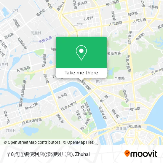 早8点连锁便利店(漾湖明居店) map