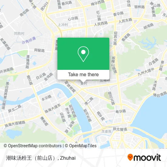 潮味汤粉王（前山店） map