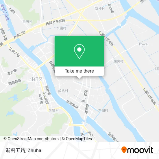 新科五路 map