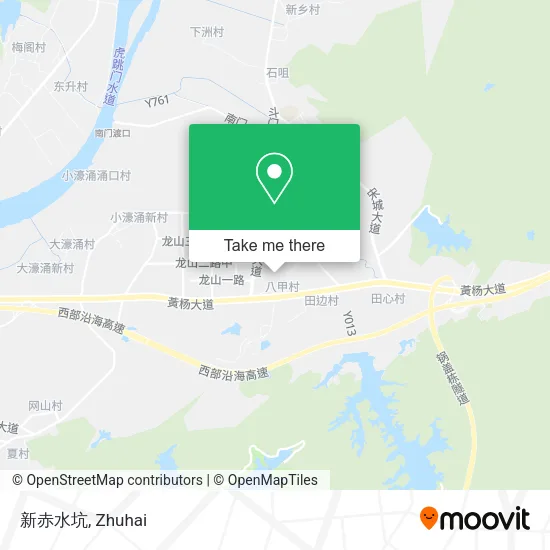 新赤水坑 map