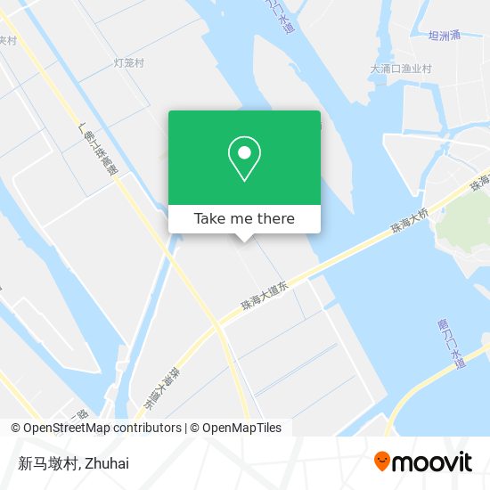新马墩村 map