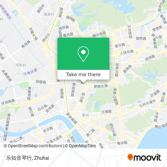 乐知音琴行 map