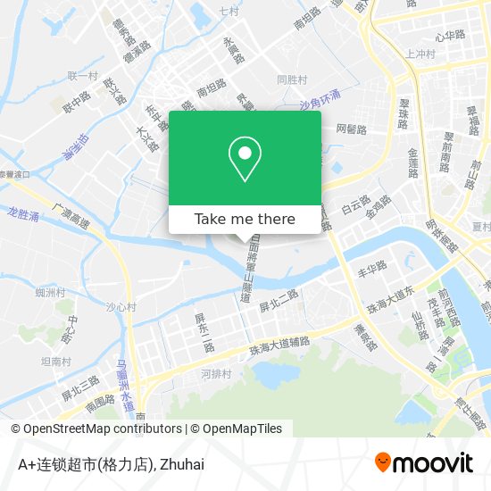 A+连锁超市(格力店) map