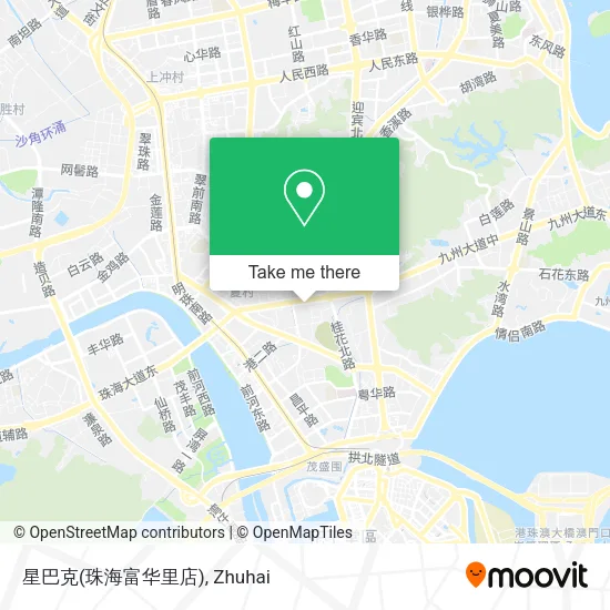 星巴克(珠海富华里店) map