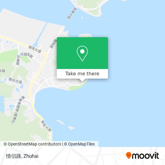 情侣路 map