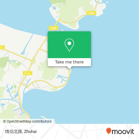 情侣北路 map