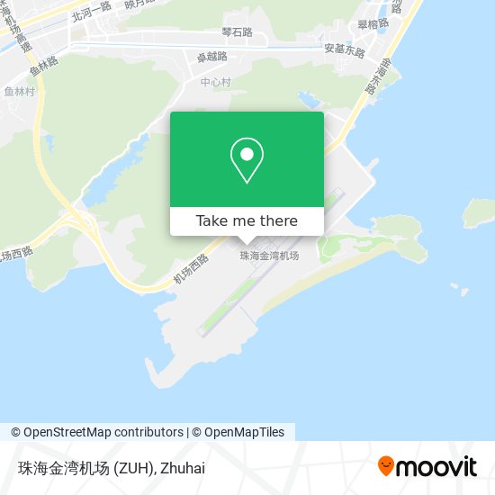 珠海金湾机场 (ZUH) map