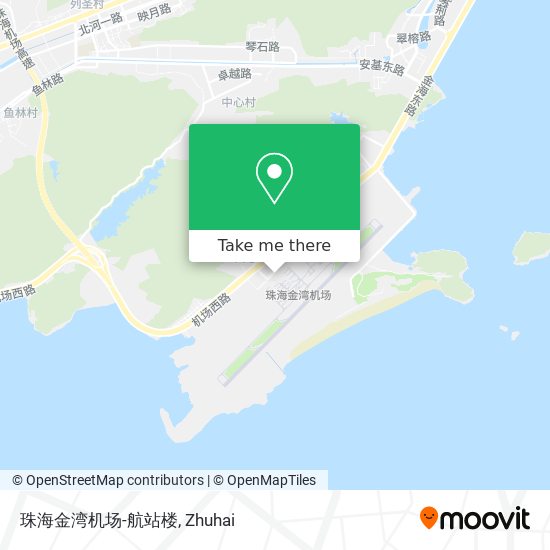 珠海金湾机场-航站楼 map