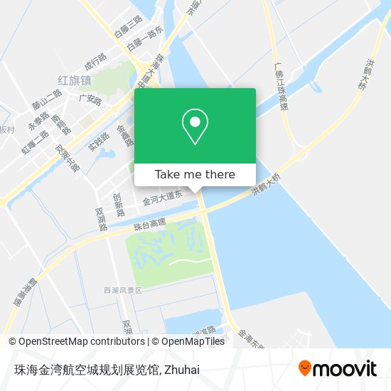 珠海金湾航空城规划展览馆 map