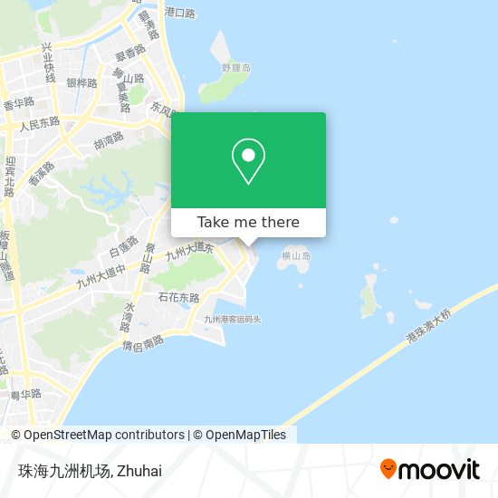 珠海九洲机场 map