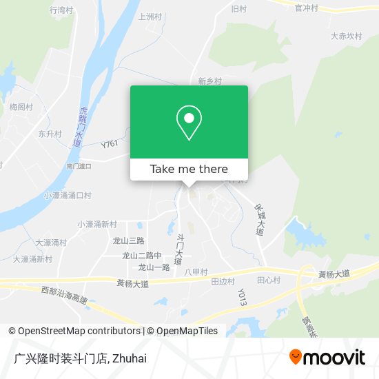 广兴隆时装斗门店 map