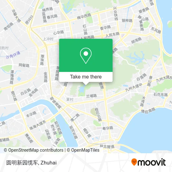 圆明新园缆车 map