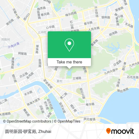 圆明新园-哕鸾殿 map