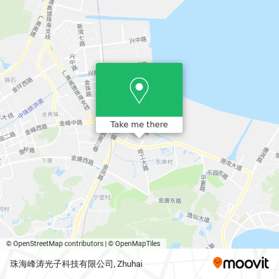 珠海峰涛光子科技有限公司 map