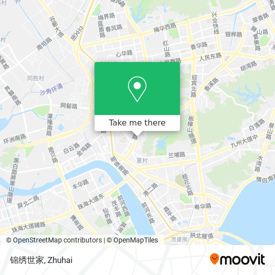 锦绣世家 map