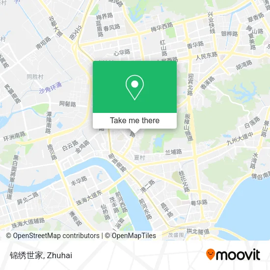 锦绣世家 map