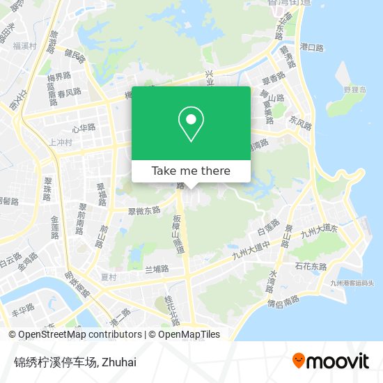锦绣柠溪停车场 map